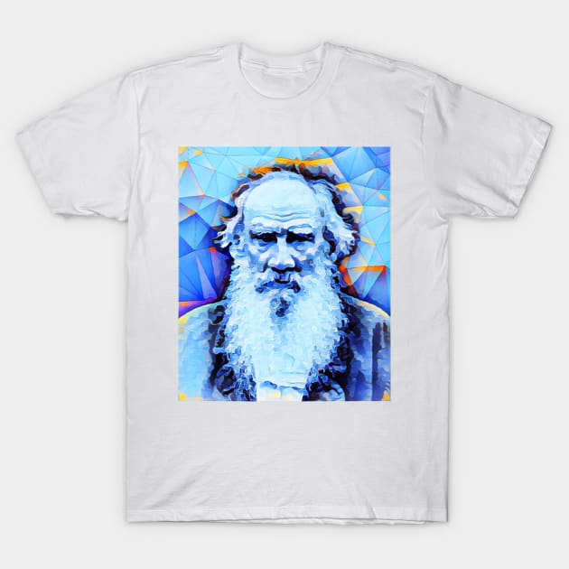 Leo Tolstoy  Portrait | Leo Tolstoy Artwork | Leo Tolstoy Painting 10 T-Shirt by JustLit